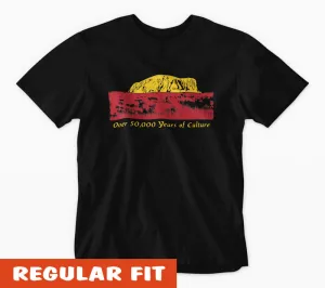 50,000 Years of Culture Aboriginal Pride T-Shirt (Black)