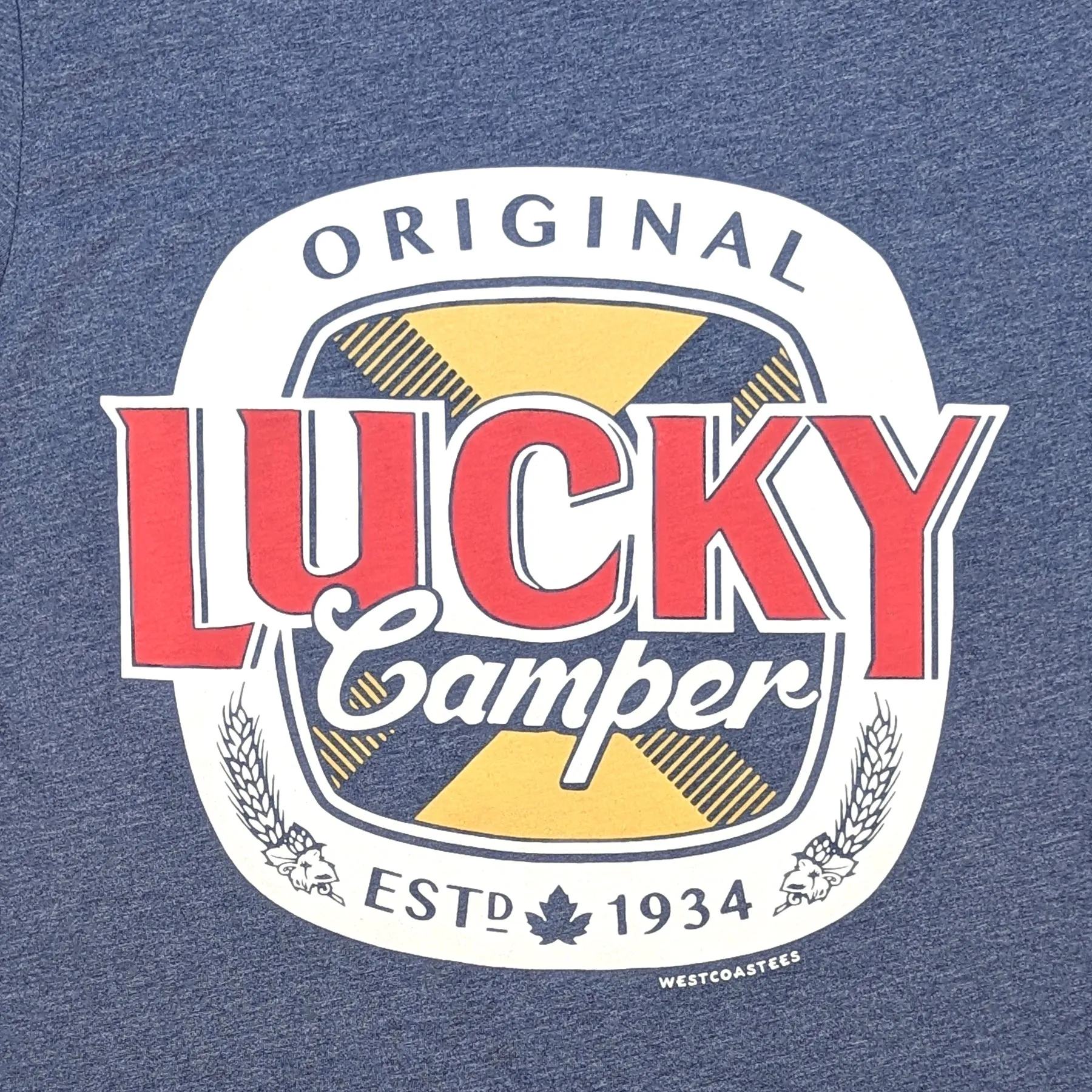 Adult Unisex Lucky Camper T-shirt