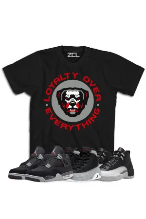 Air Jordan "Loyalty Over Everything" Tee Black Canvas