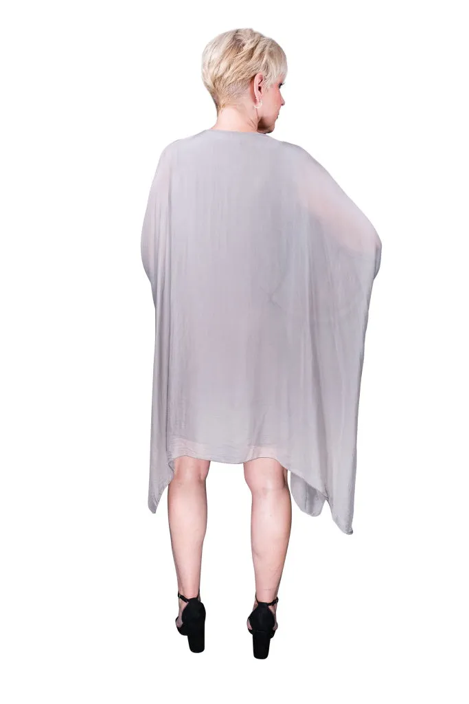 Alessia Silk Kaftan Dress (DQ202)