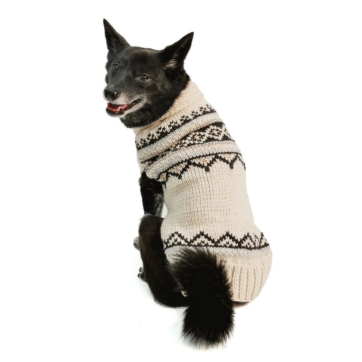 Alpaca Cream Wyatt Dog Sweater XS