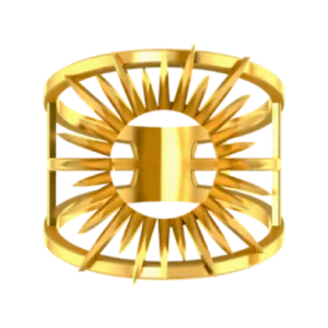 Beautiful And Lightweight 14k Gold Thumb Ring Pc Chandra Jewellers