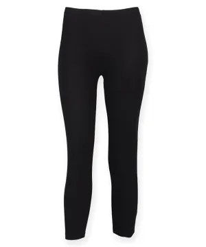 Black - Women's ¾ leggings