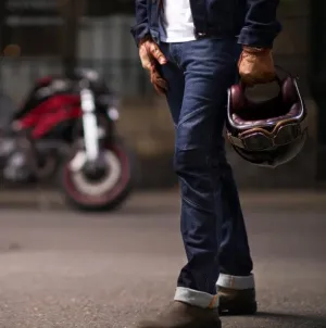 BOLID'STER "RIDE'STER V" Indigo Men's Motorcycle ARMALITH® Jeans