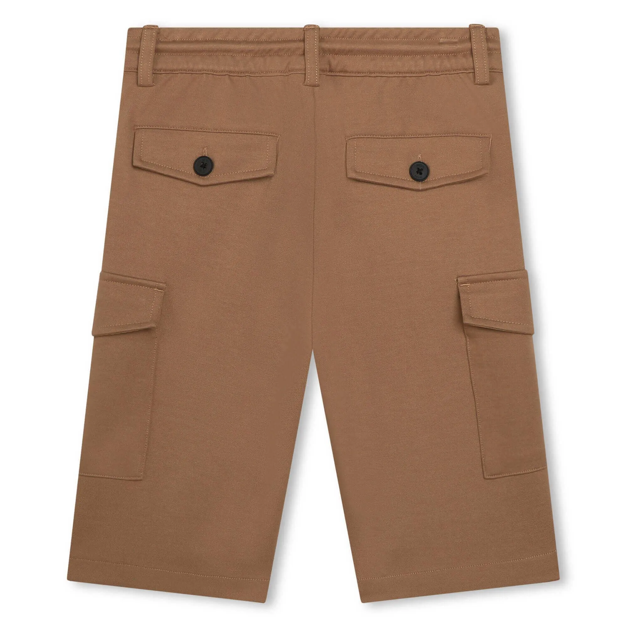 Boys Brown Cargo Shorts