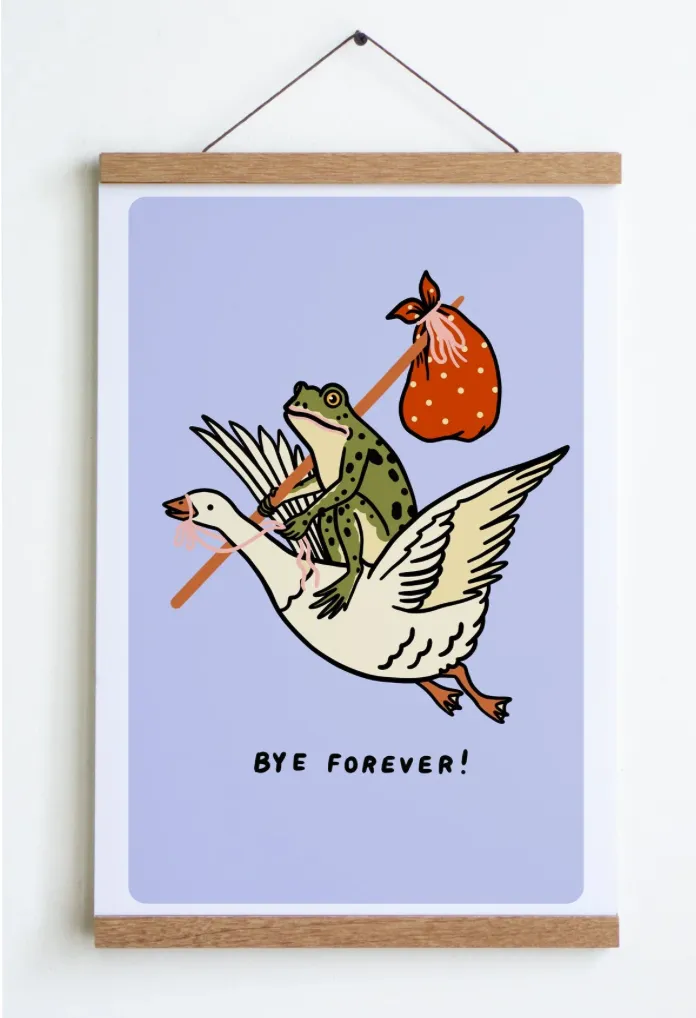 Bye Forever Art Print