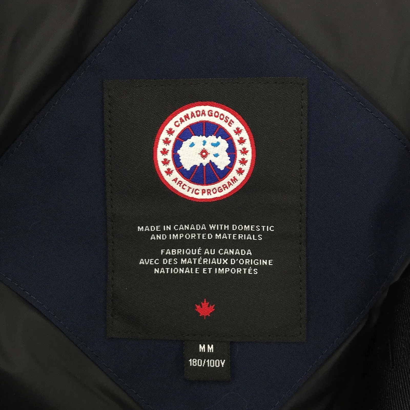 Canada Goose Down Jacket Polyamide Navy