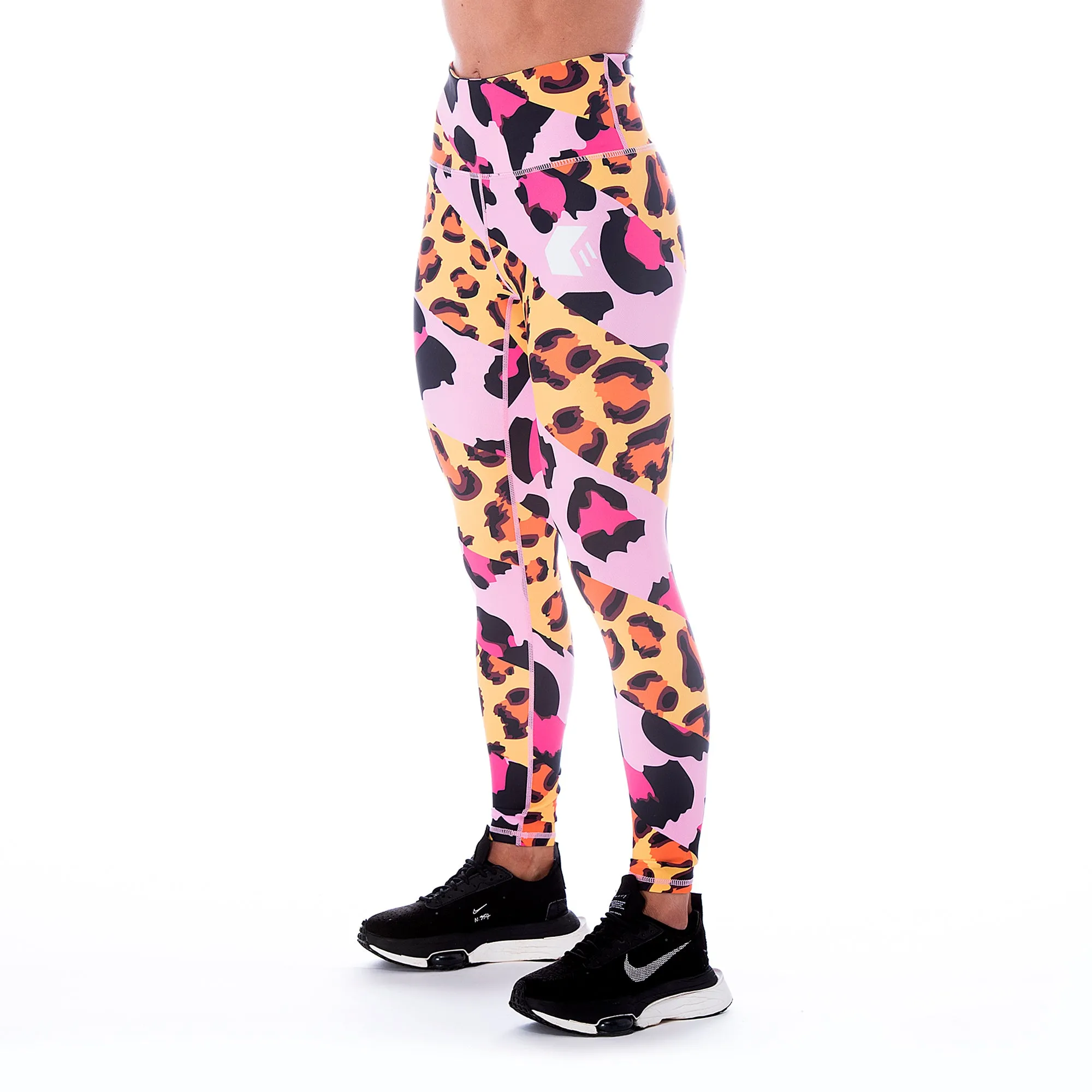 Cheetarah Leggings Pink/Yellow