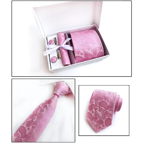 Classy Men Box - Pink Paisley