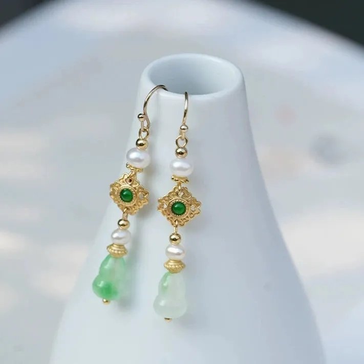 Dangle Earrings: Little Gourds