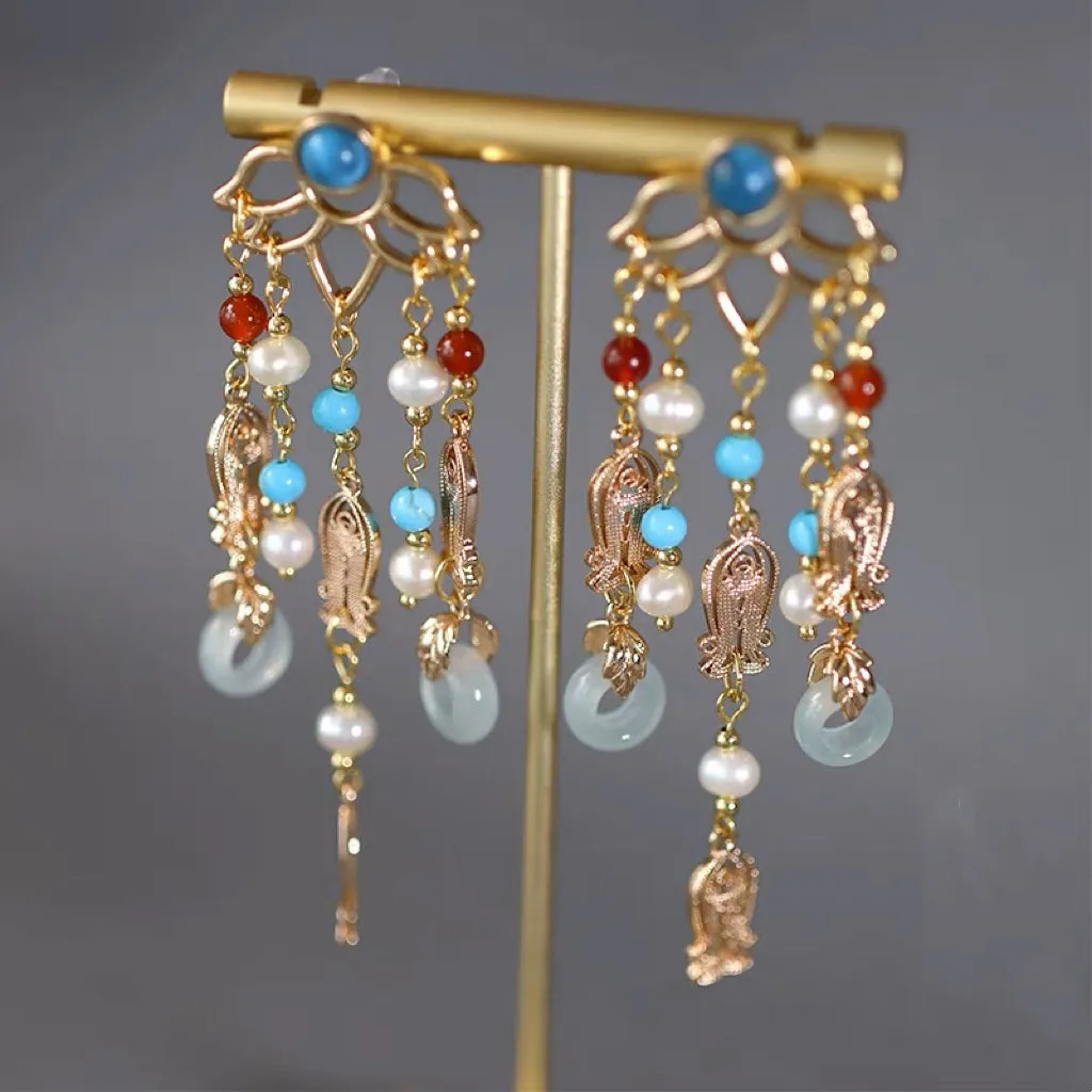 Dangle Earrings: Oriental Fairy