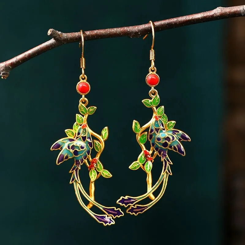 Dangle Earrings: Summer Phoenix