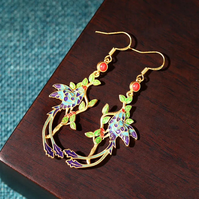 Dangle Earrings: Summer Phoenix