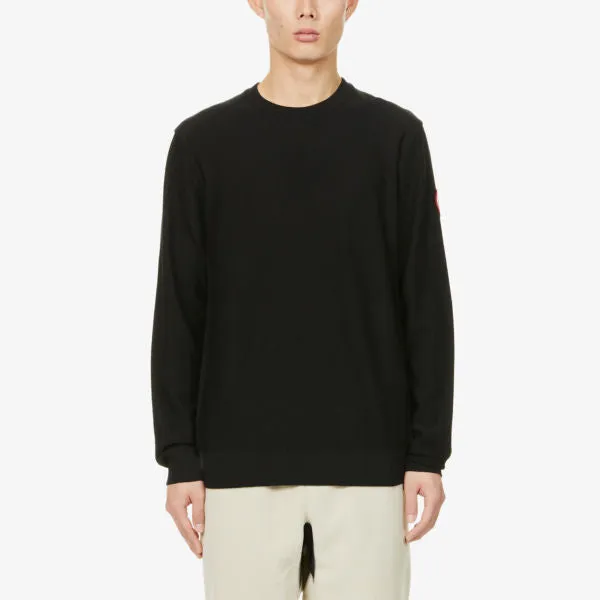 Dartmouth Canada Goose Wool Jumper, Black