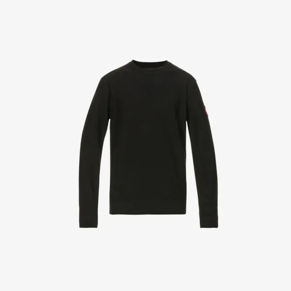 Dartmouth Canada Goose Wool Jumper, Black