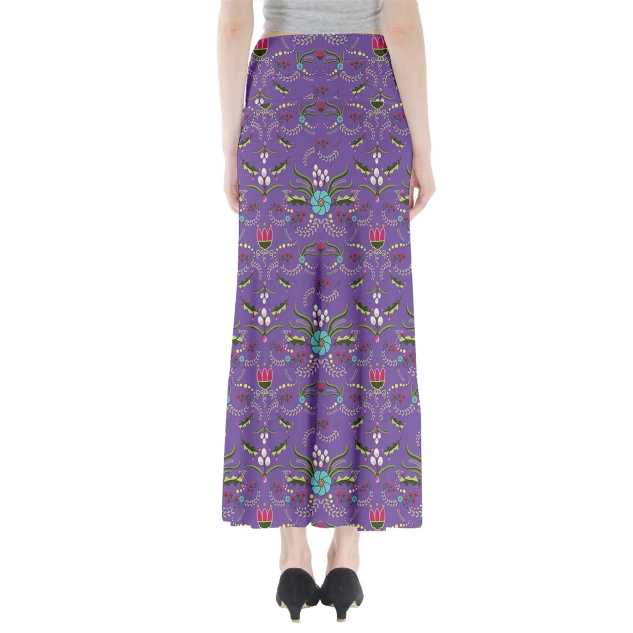 First Bloom Royal Full Length Maxi Skirt