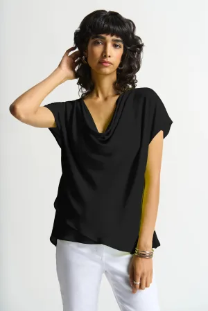 Georgette Fit and Flare Layered Top