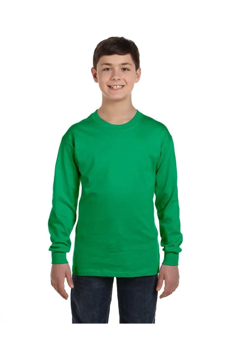 Gildan G540B: Youth Heavy Cotton™ Long-Sleeve T-Shirt