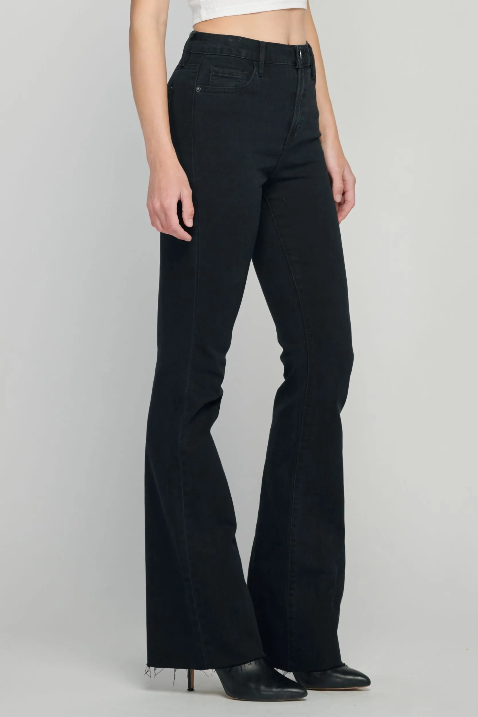 Hidden Happi Black Flare Jean