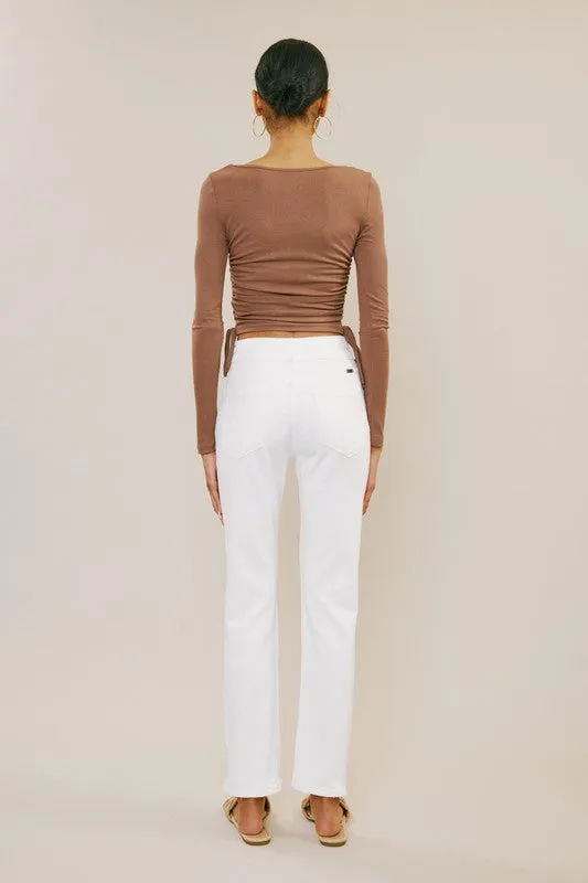 High Rise Slim Straight