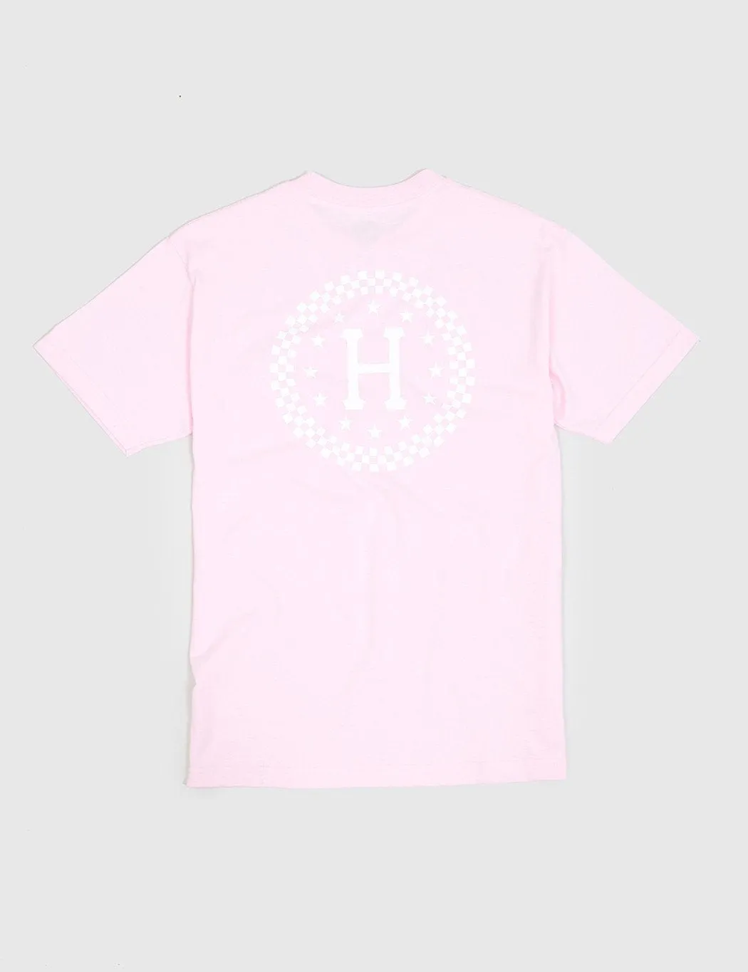 Huf Checkered T-Shirt - Pink