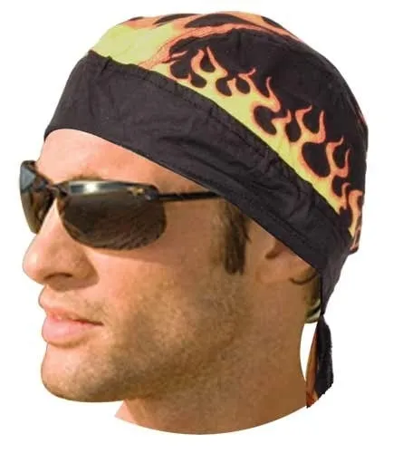 HW2684 Headwrap Flames