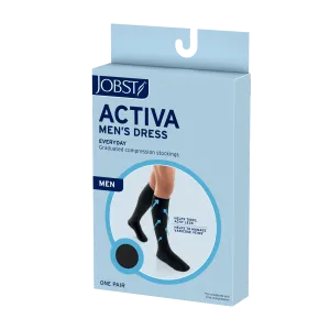 JOBST ACTIVA Men's Dress 20-30 mmHg Compression Socks Knee High