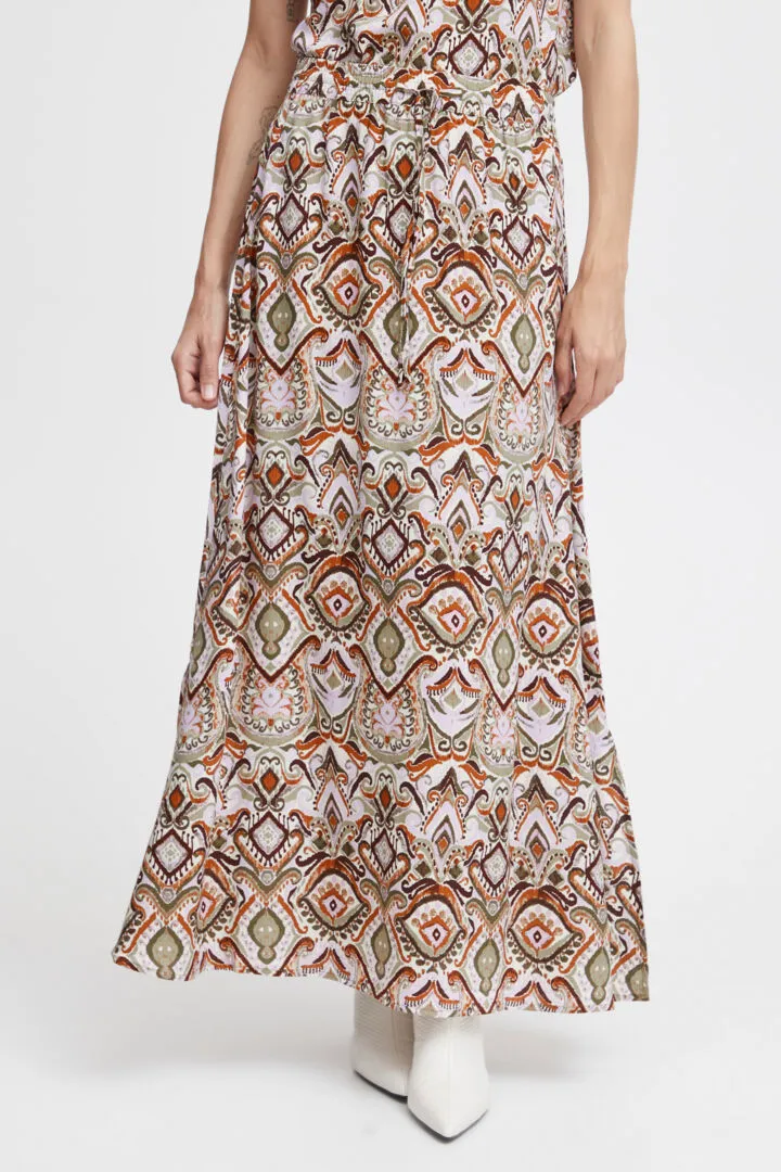 Joella Maxi Skirt - Aloe Boho Mix