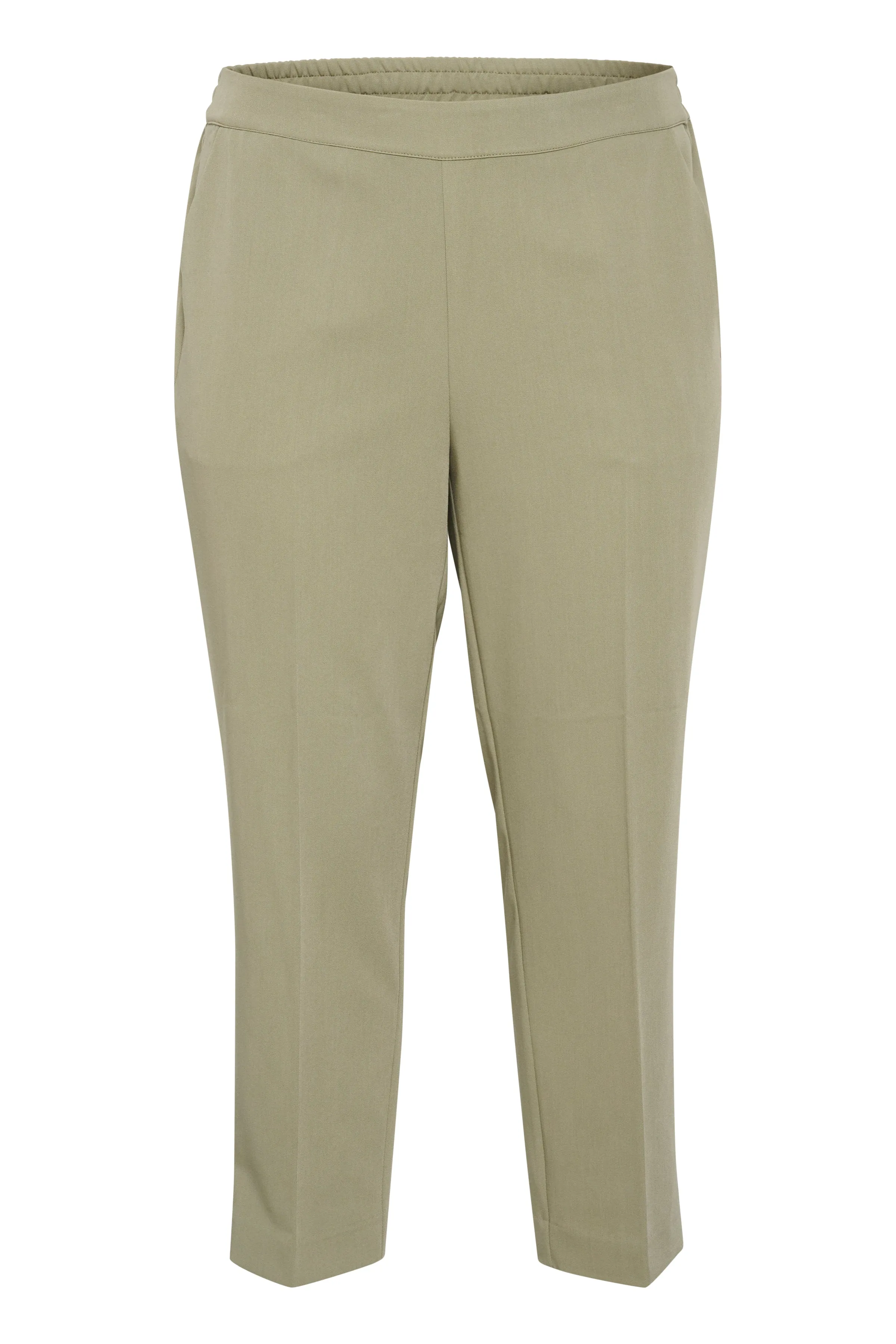 Kaffe Curve Sakira Crop Trousers in Vetiver