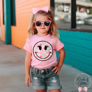 KID-Heart Smiley Shirt-2 COLORS