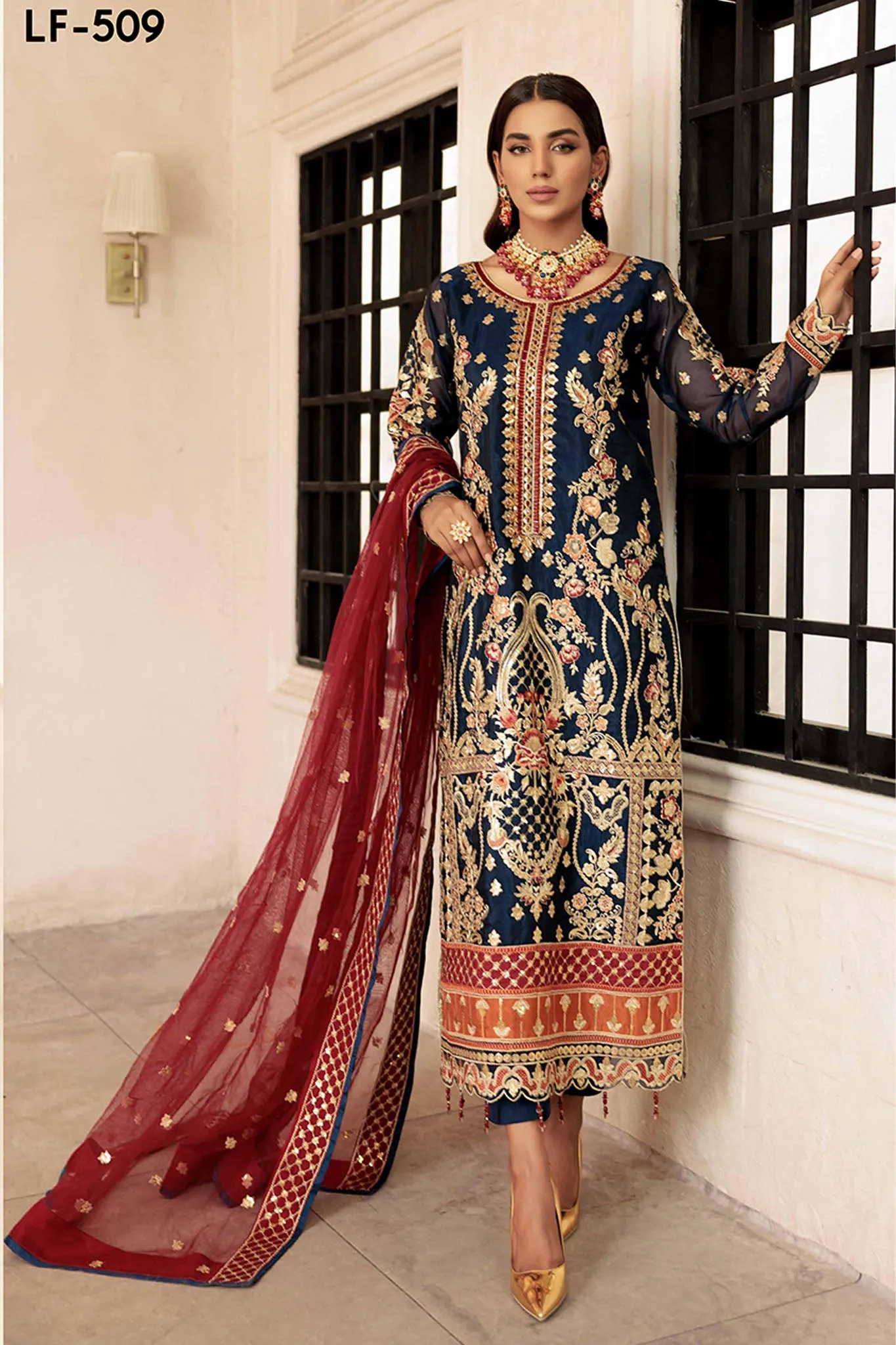 Le Festa by Emaan Adeel Unstitched 3 Piece Formal Edition'05 Collection'2022-LF-509