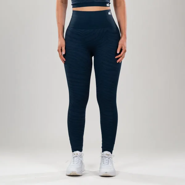 Legacy - Jacquard Blue Leggings