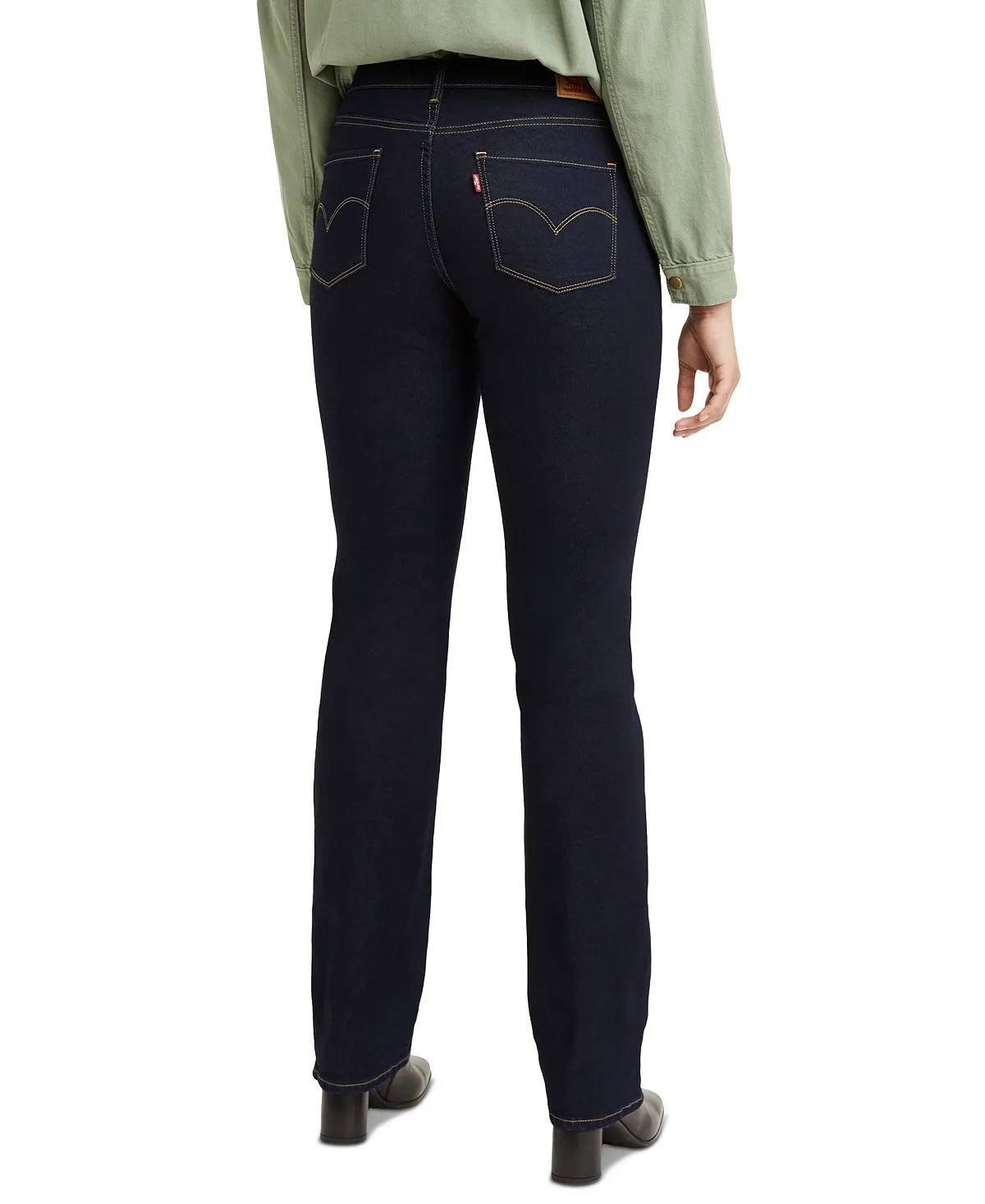 Levi's 314 Shaping Mid Rise Straight Jeans