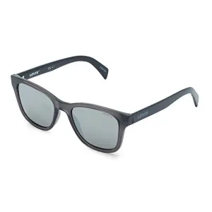 Levi'S Seasonal Unisex Polarized Rectangular / Square Polyamide Inj Grey Blue Plastic Sunglasses