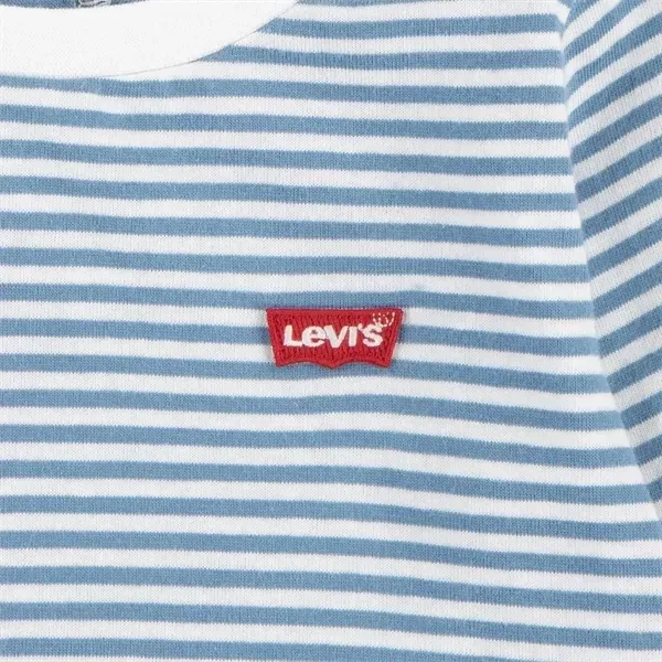 Levi's Stripe Batwing Blouse Coronet Blue