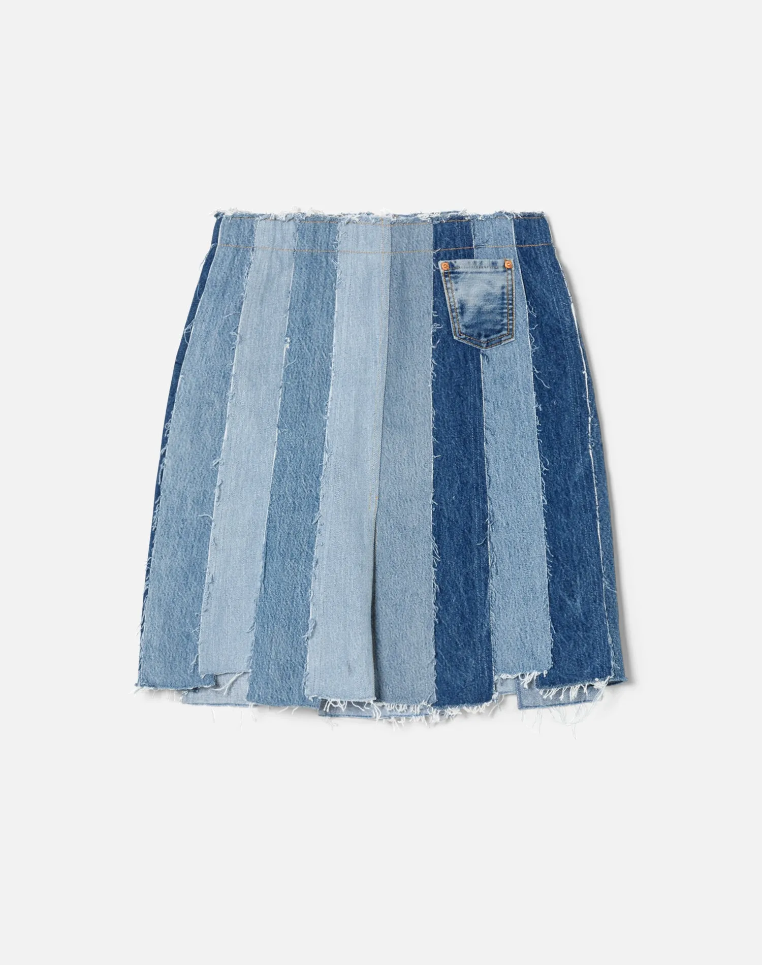 Levi's Stripped Skirt - Indigo