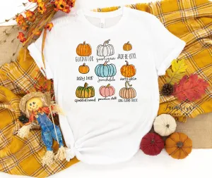 Little Things Colorful Pumpkin Shirt