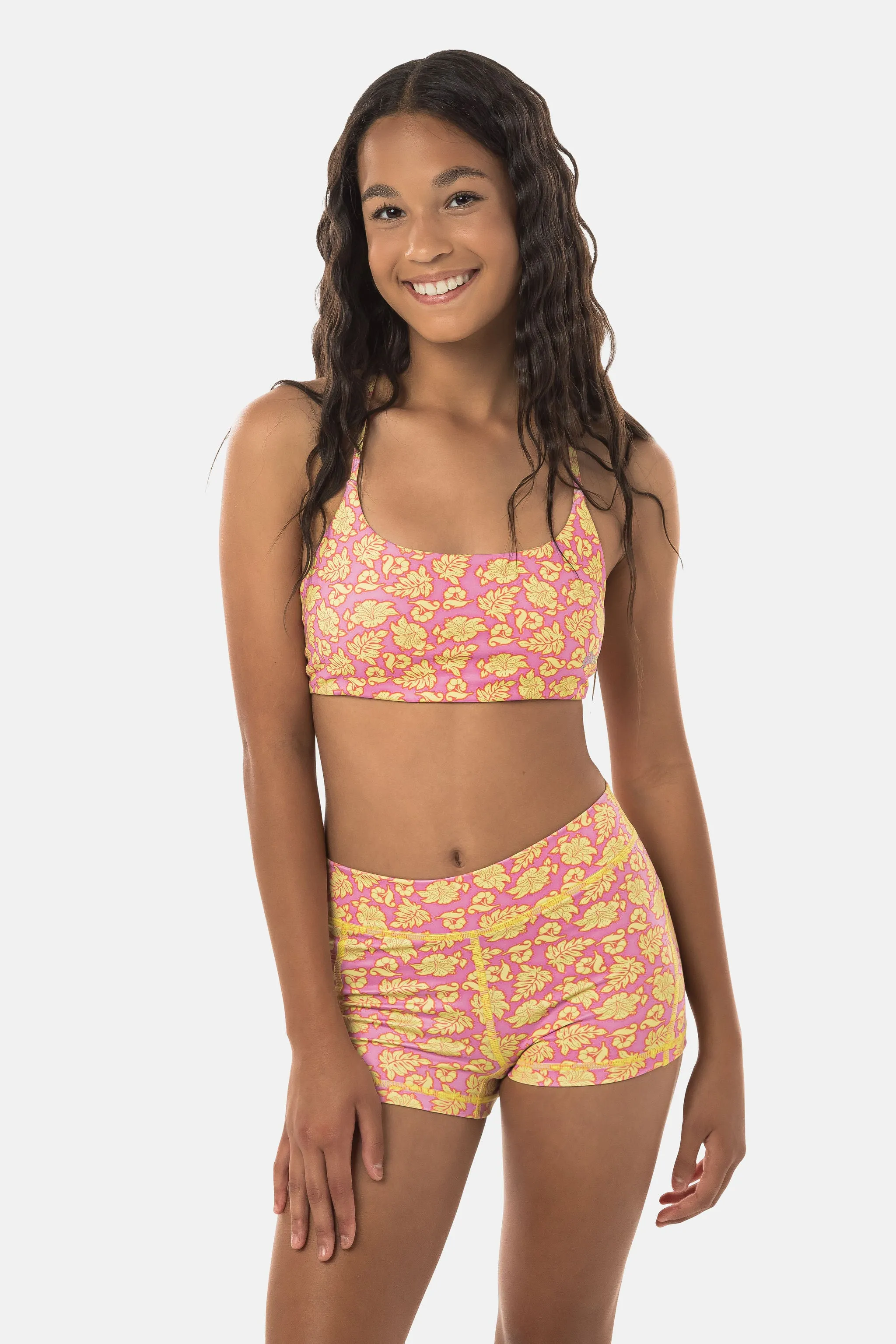 Lolana Luxe Crop Top - Sunshine