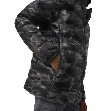 Men's Crofton Black Label Canada Goose Sweatshirt Black Classic Camo