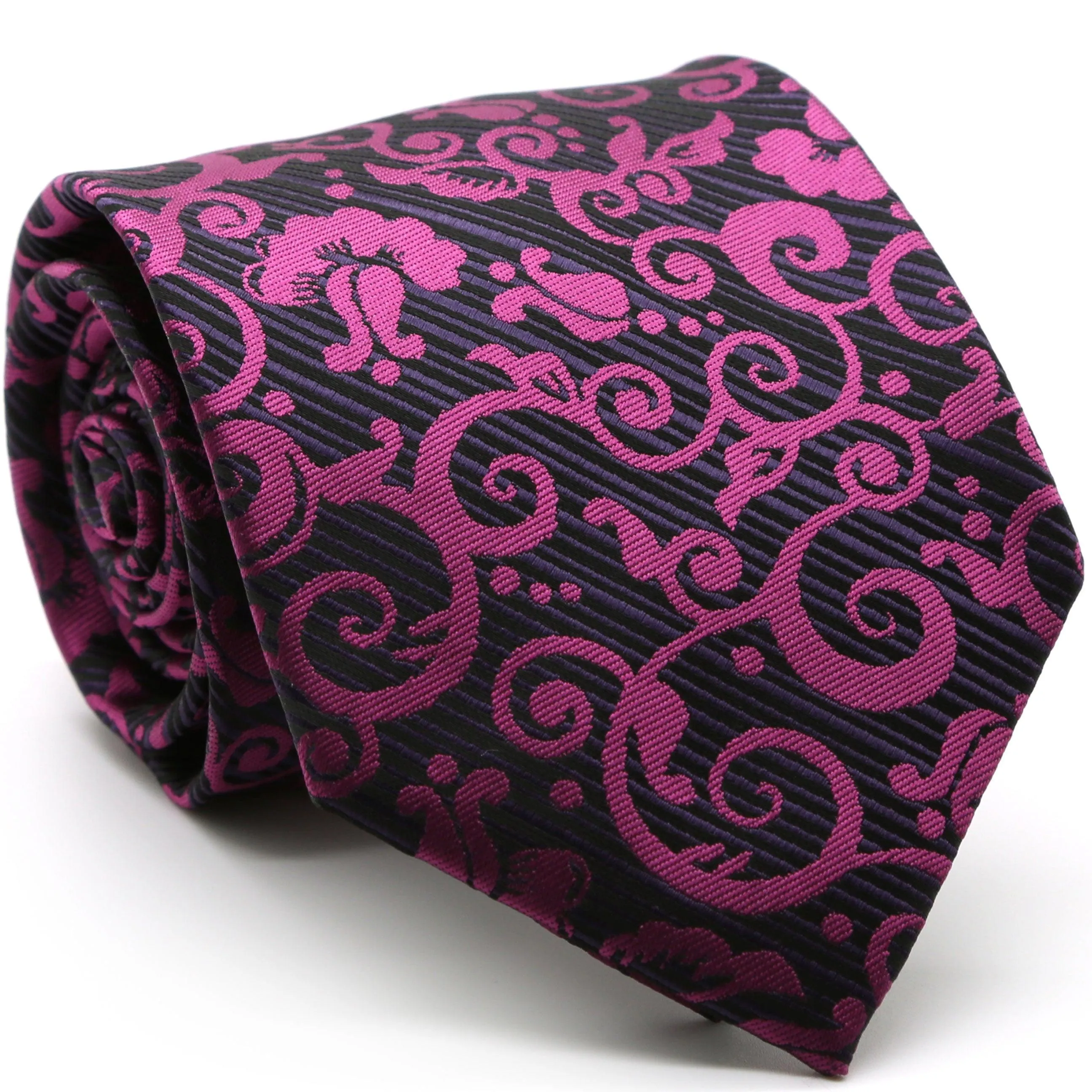 Mens Dads Classic Paisley Pattern Business Casual Necktie & Hanky Set FO