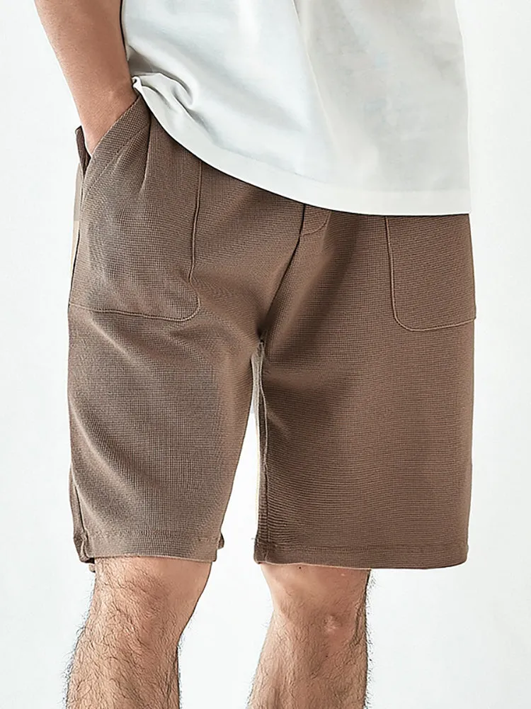 Men'S Weaving Cropped Shorts