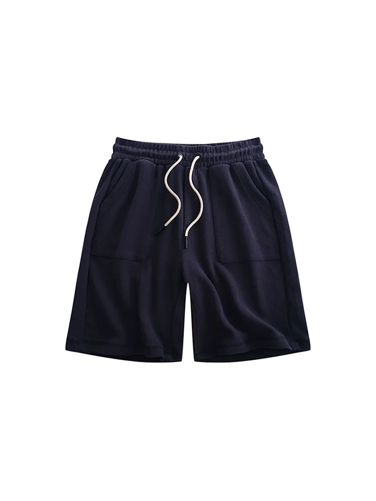 Men'S Weaving Cropped Shorts