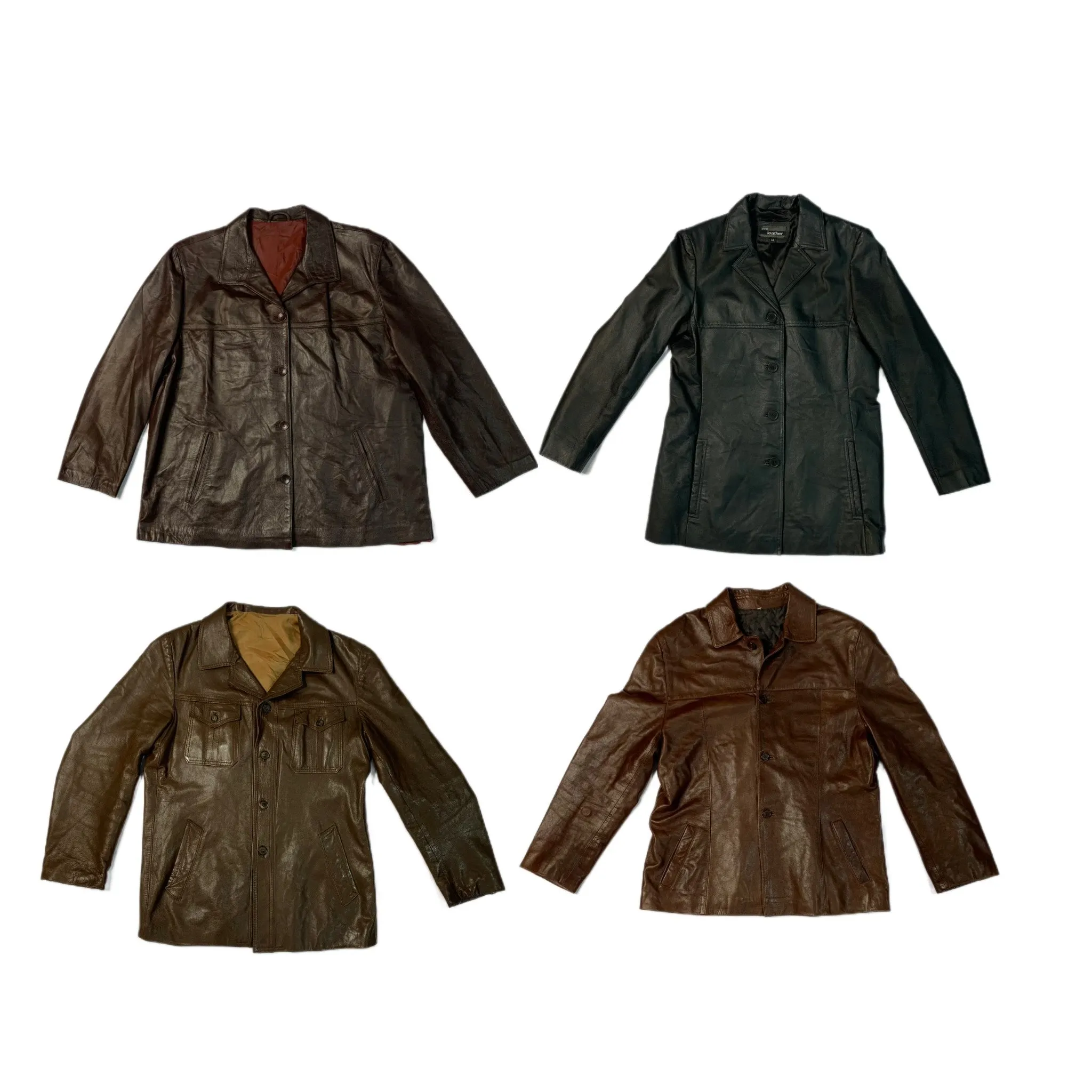 Mid Length Leather Jackets (NS-091)