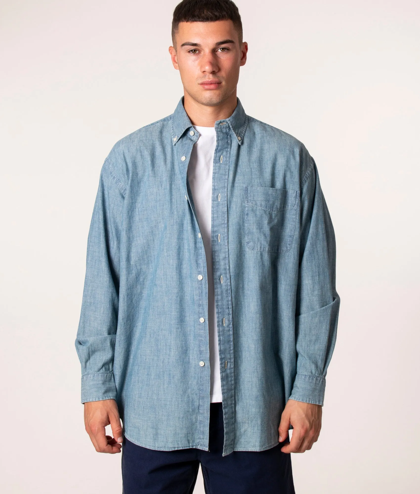 Oversized Classic Fit Pocket Shirt