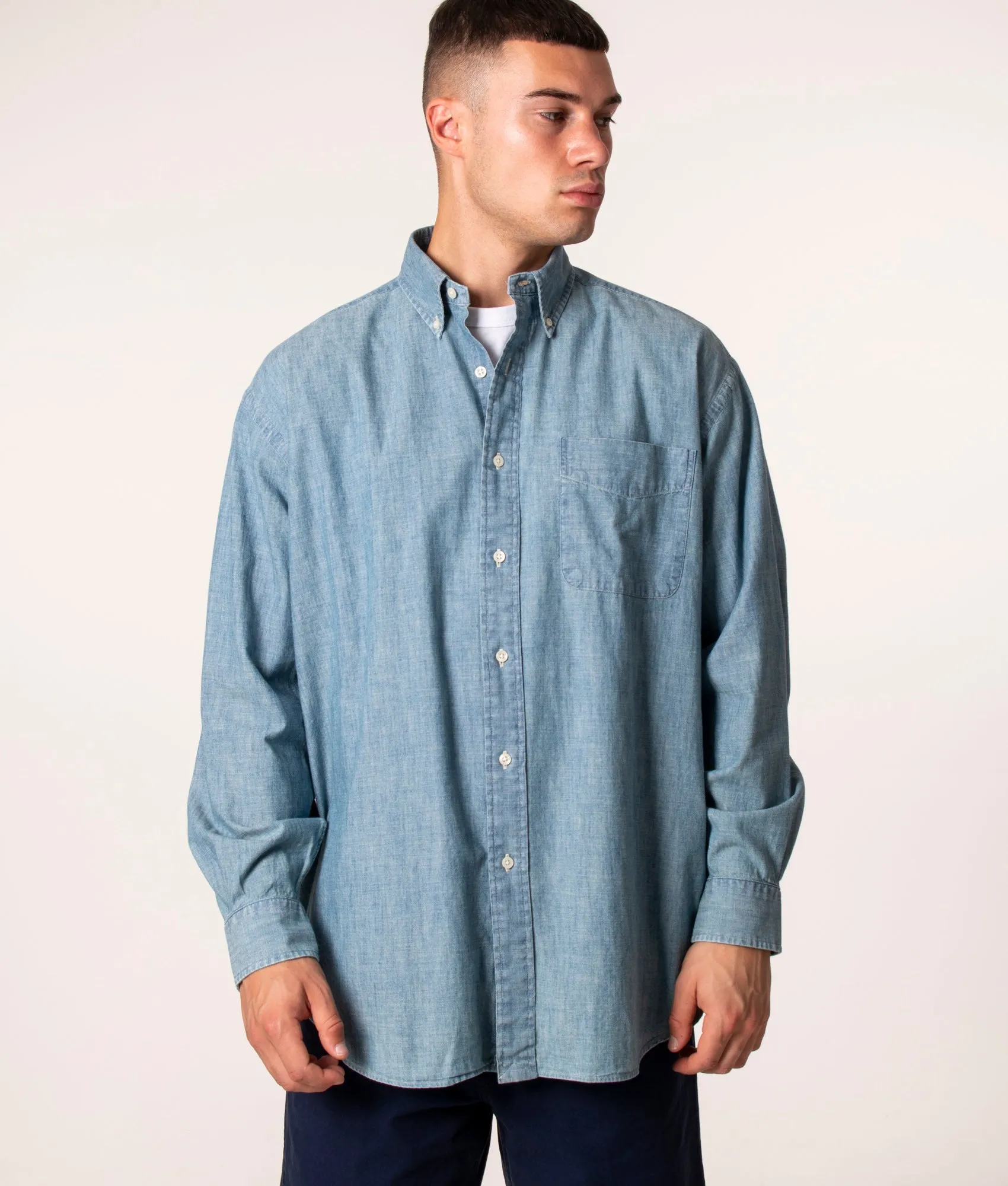 Oversized Classic Fit Pocket Shirt