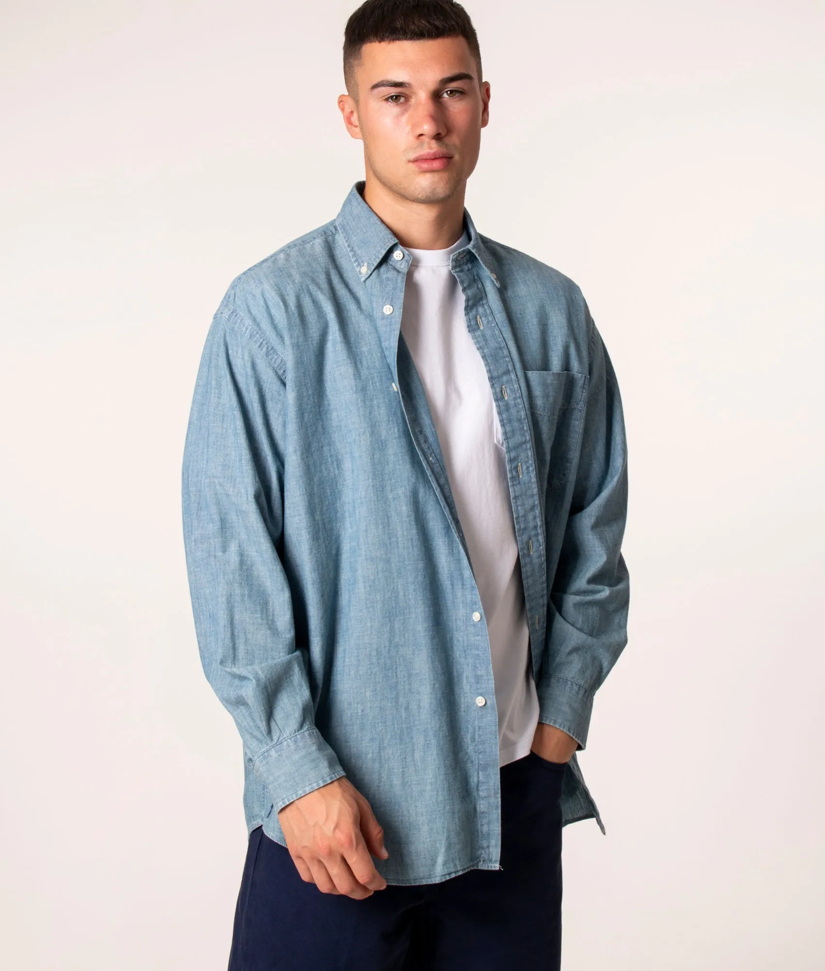 Oversized Classic Fit Pocket Shirt