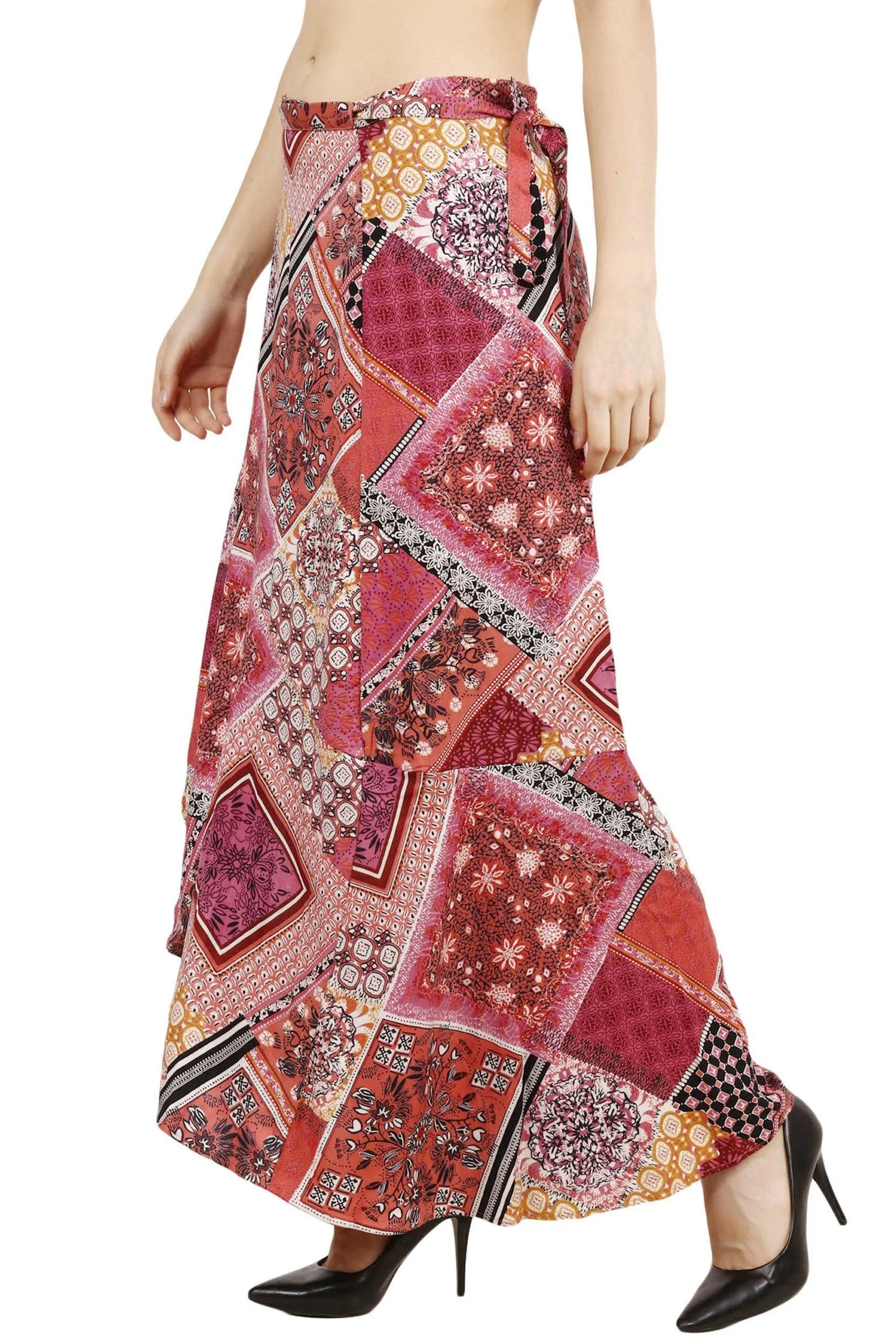 Rangoli Printed Wrap Around Skirt