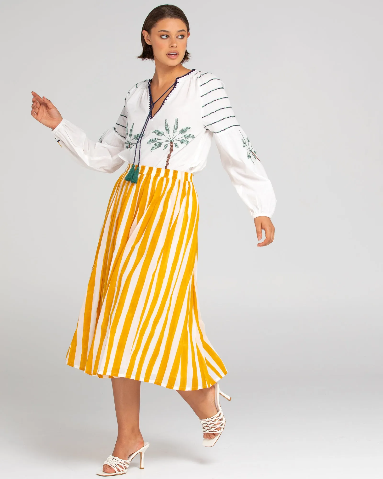 Sami Skirt - Tropical Stripe