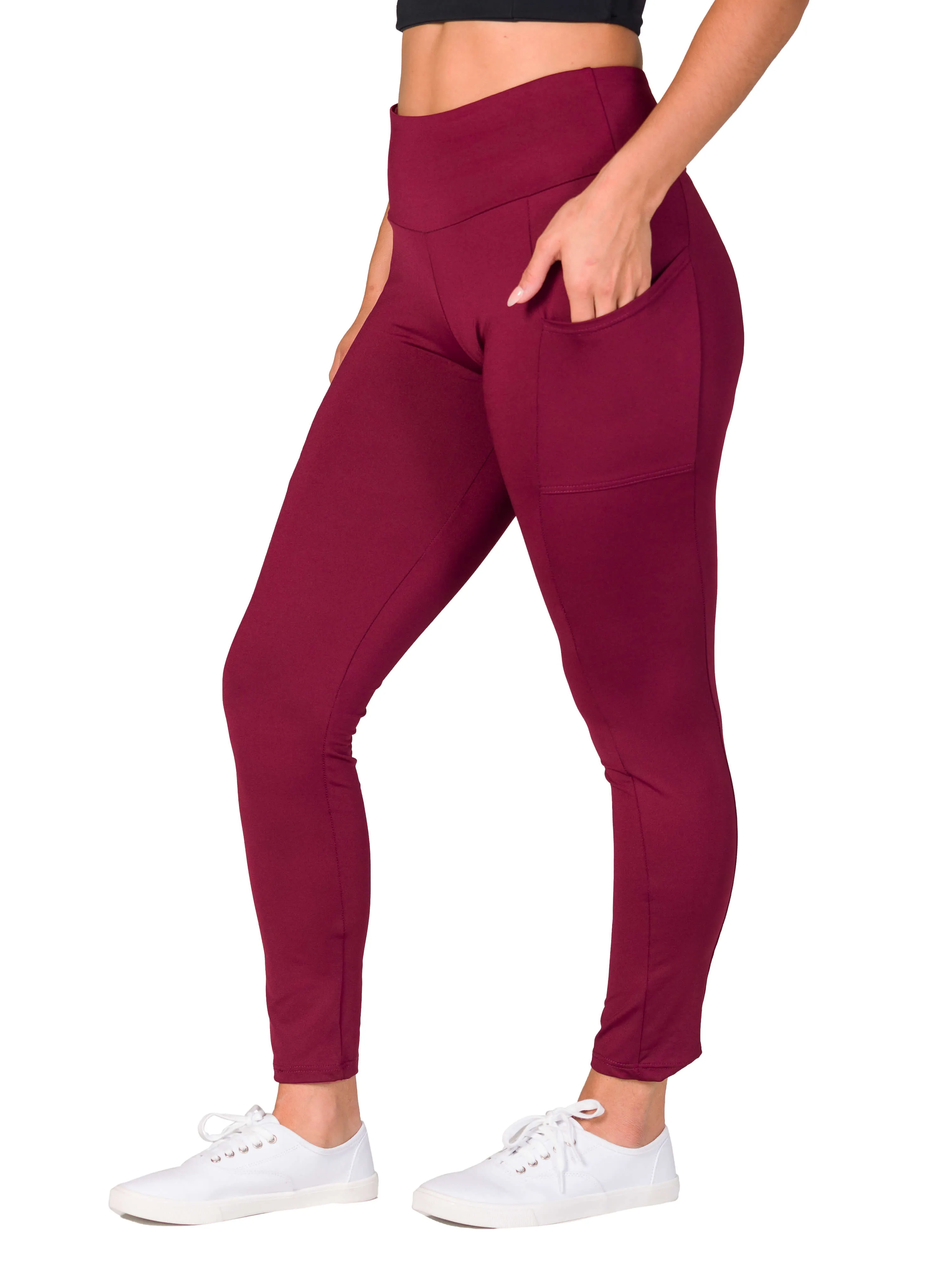 Side Pocket Ankle Length Yoga Pant Leggings