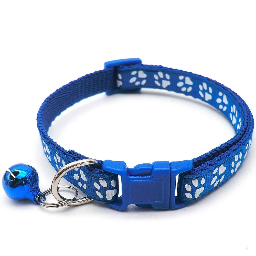 Stylish Adjustable Pet Collar with Bell  Enhance Safety and Visibility